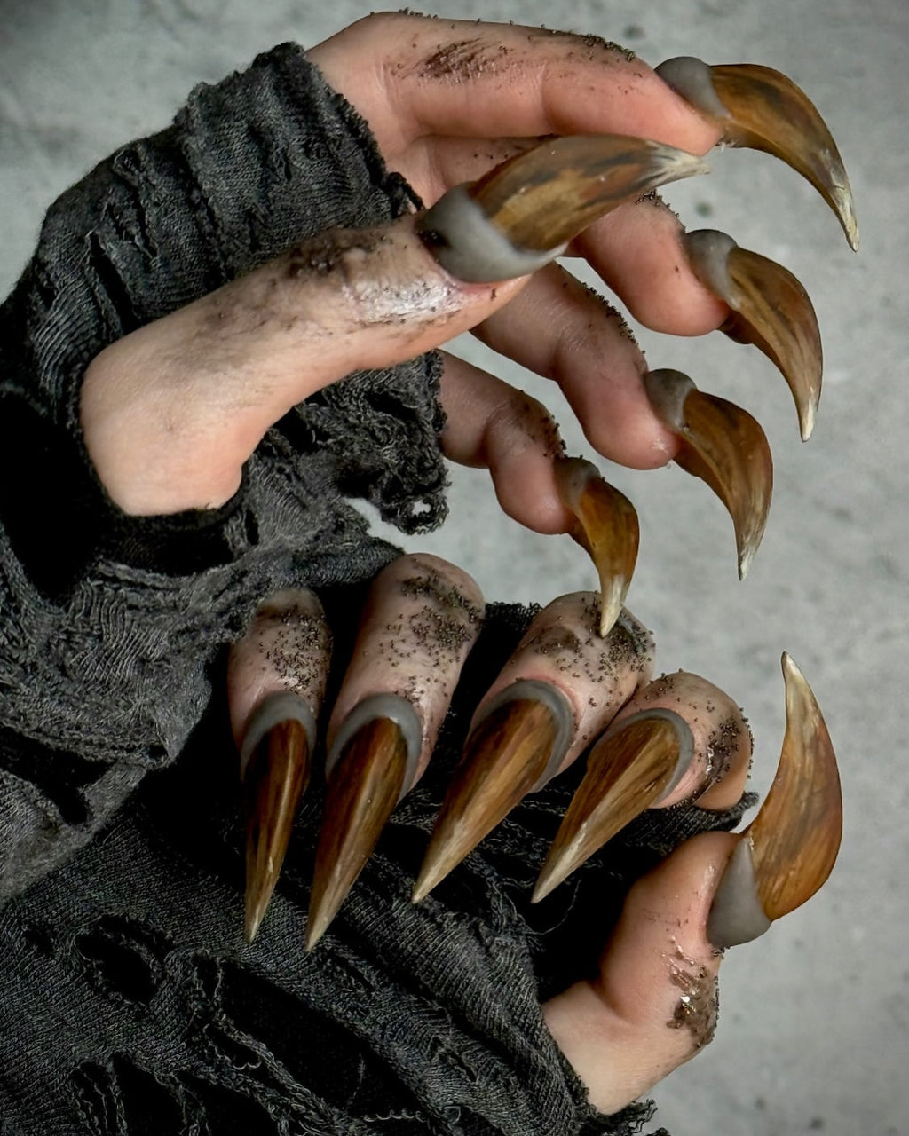 Monster Claw Halloween Handmade Press On Nail Set