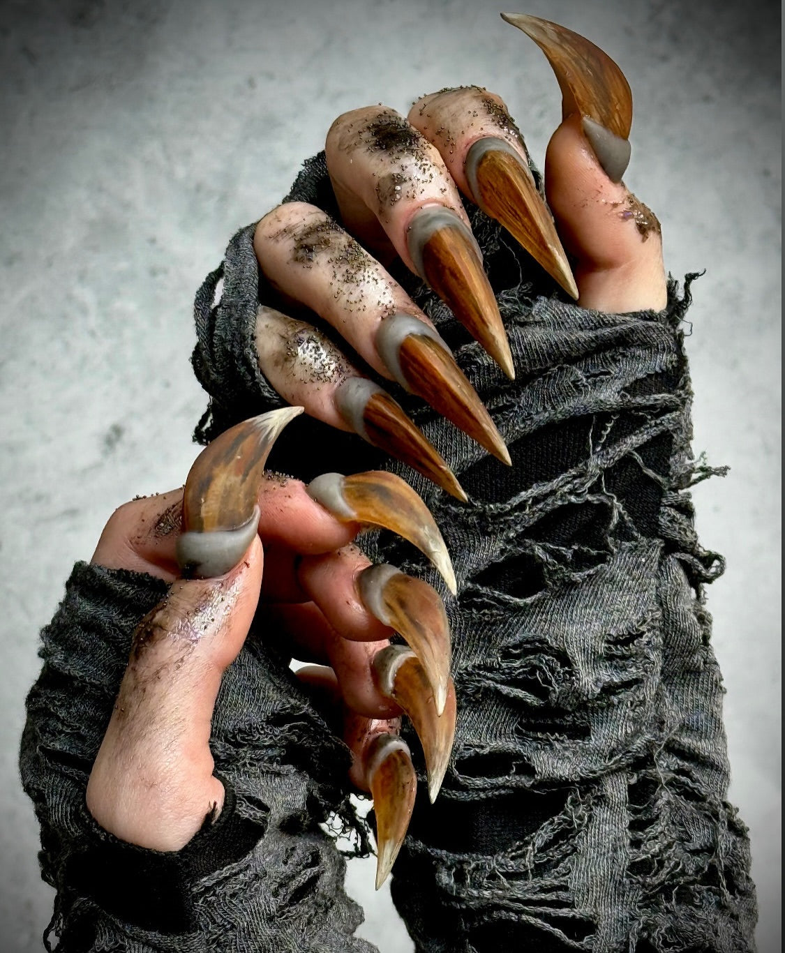 Monster Claw Halloween Handmade Press On Nail Set