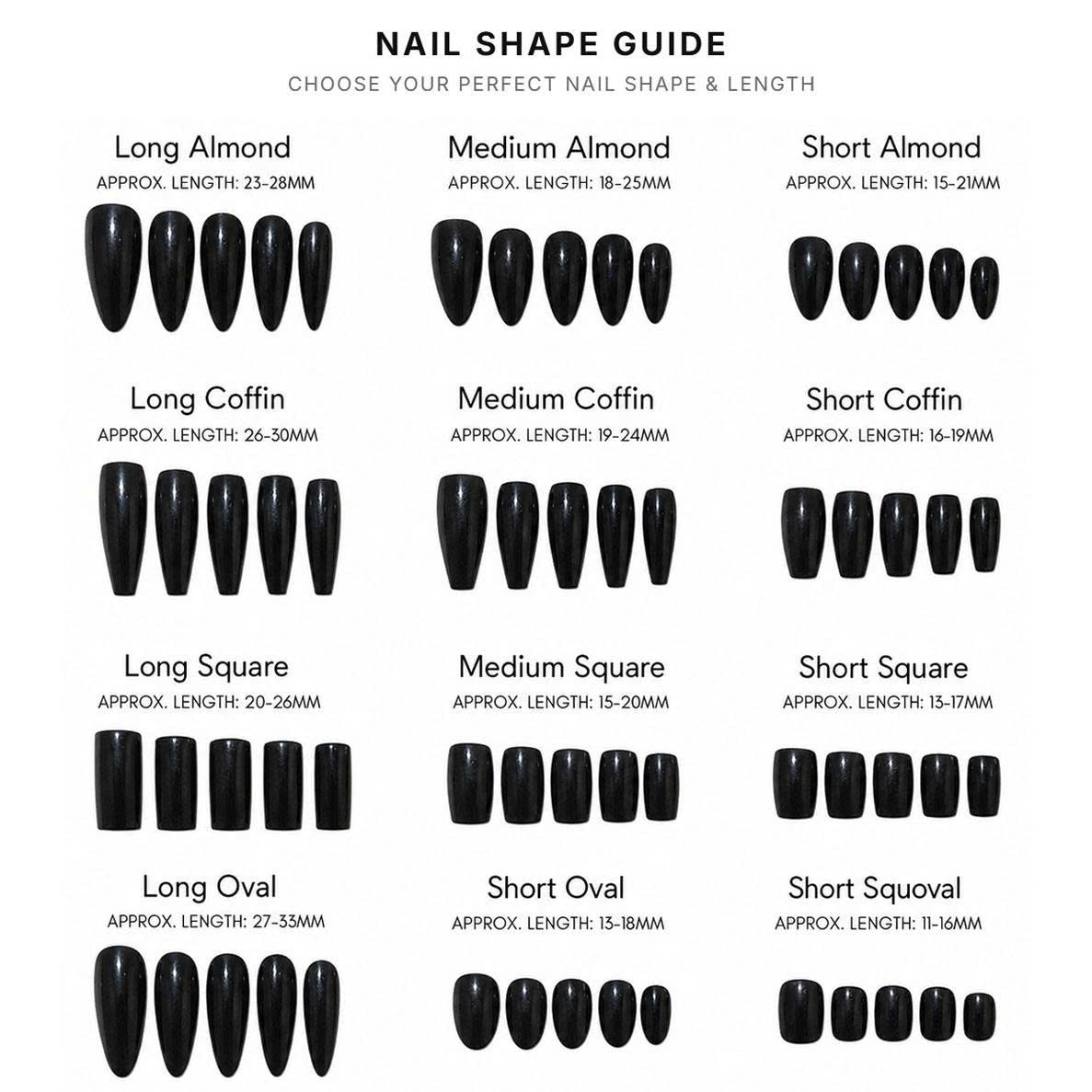 Blue Blossom Stiletto Press On Nails Handmade Floral Art Set